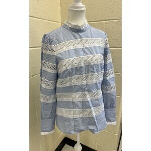 A Loves A  Medium  Blue‎ LS Lace Inserts